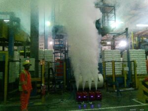 QAPCO Office and Warehouses and attending for QCDD Inspection.